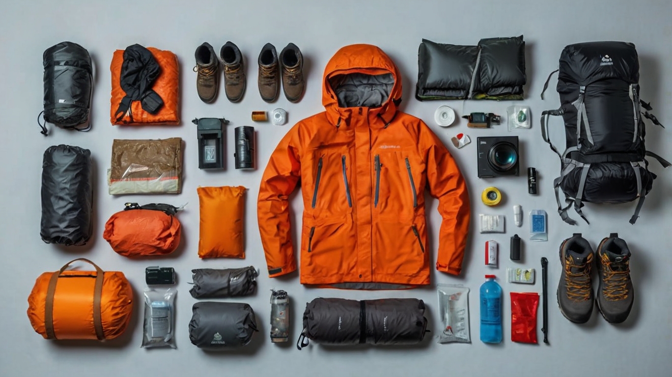 Camping and hiking gears