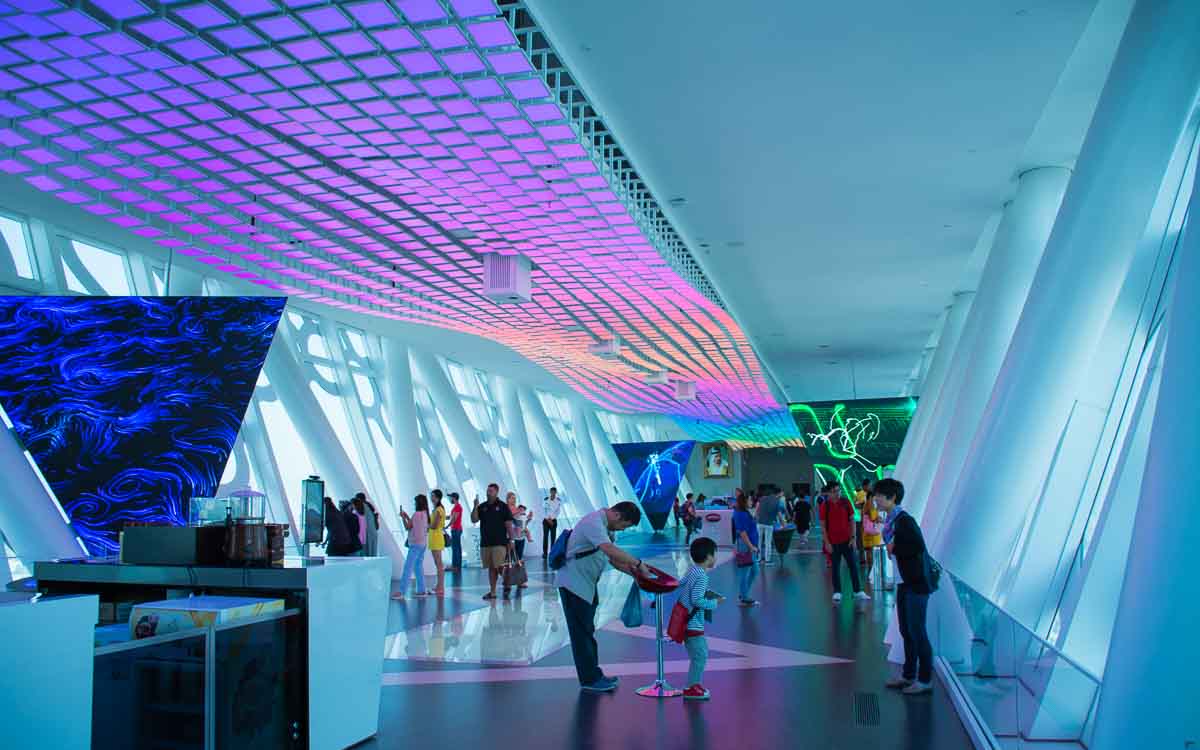 Dubai Frame sky deck observatory with panoramic city views