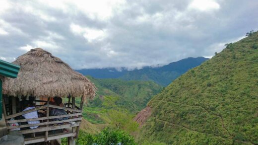 Hut where the traditional tattoo seesion take place in buscalan