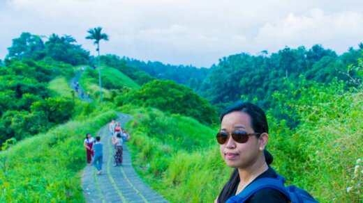 Joanna at Campuhan Ridge Walk in Bali