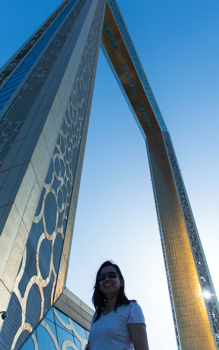 Joanna at Dubai Frame