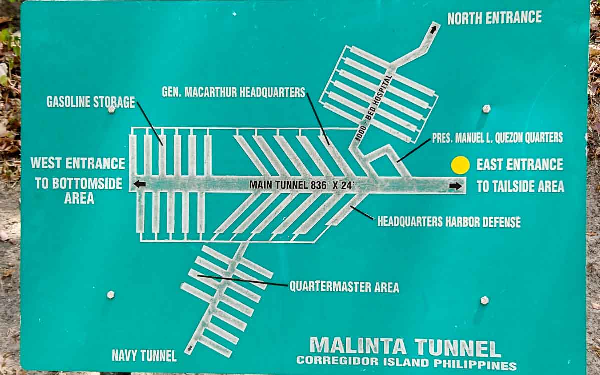 Malinta tunnel map