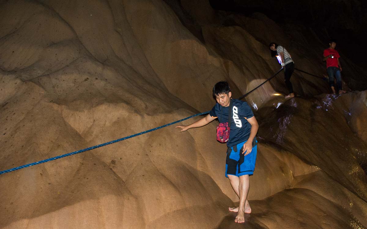 Nathaniel in Sumaguing Cave