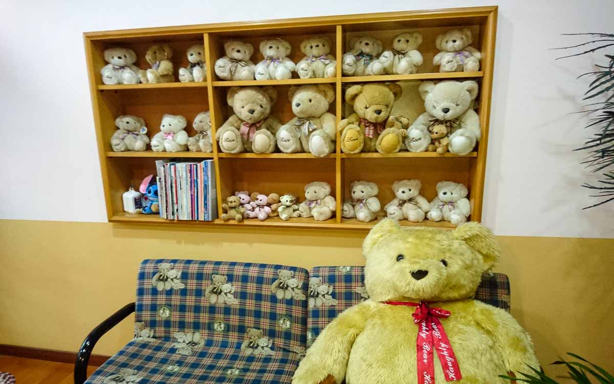 Teddy bears at Mei Jen House