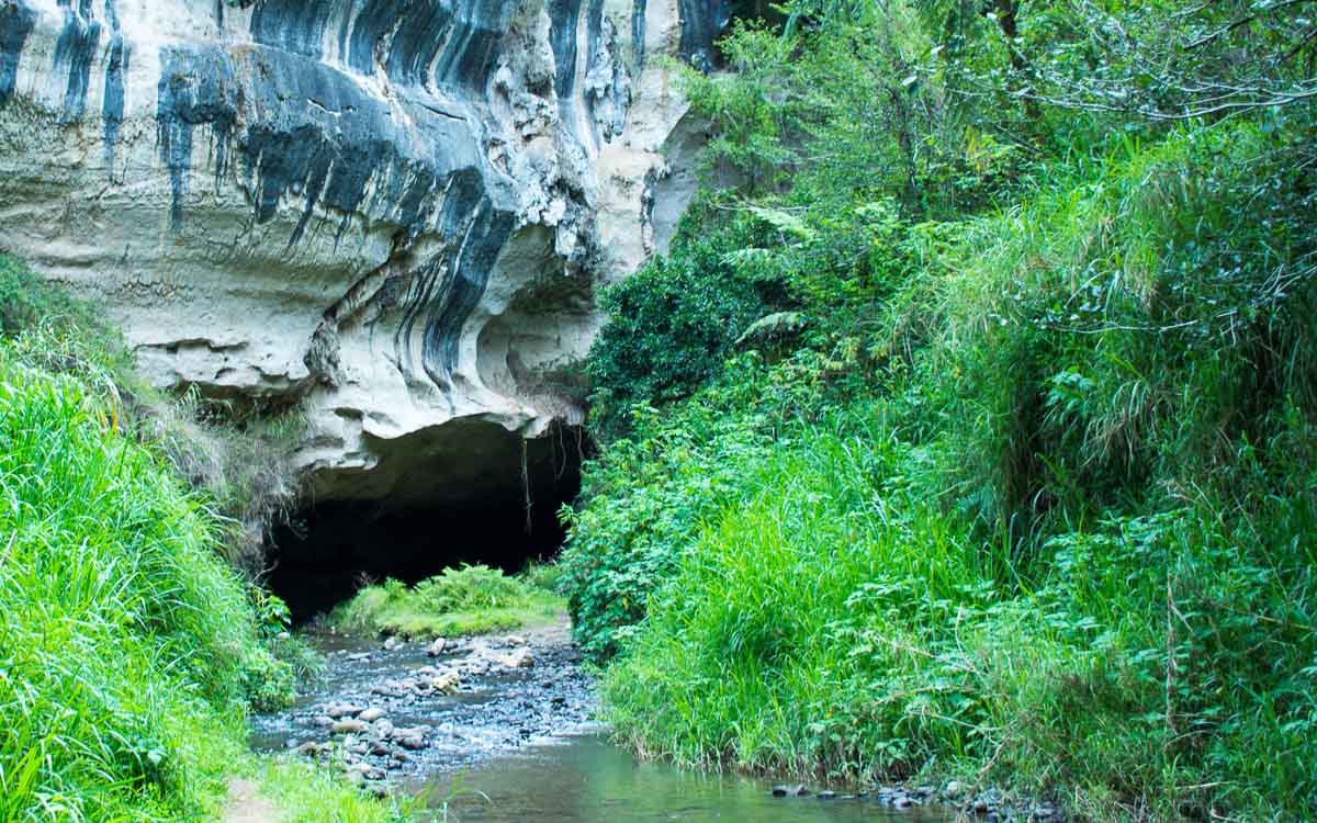 The entrance of the Underground River Cave