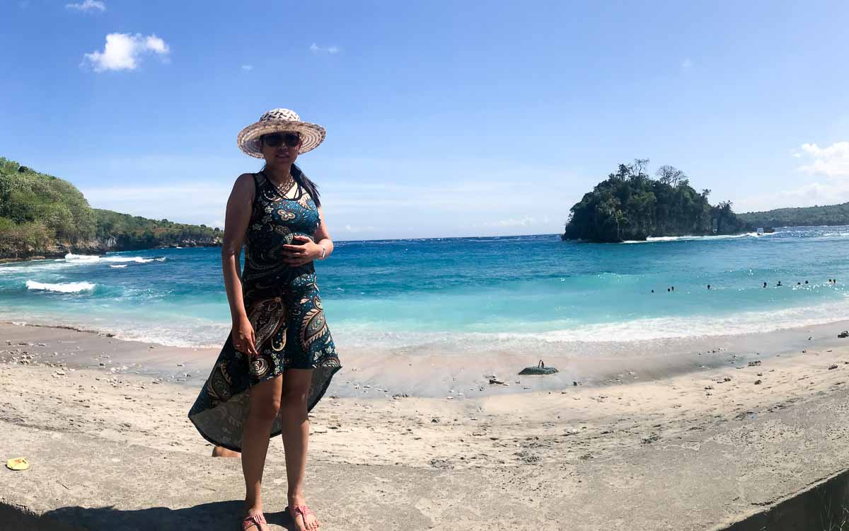 Woman at Crystal Bay Beach