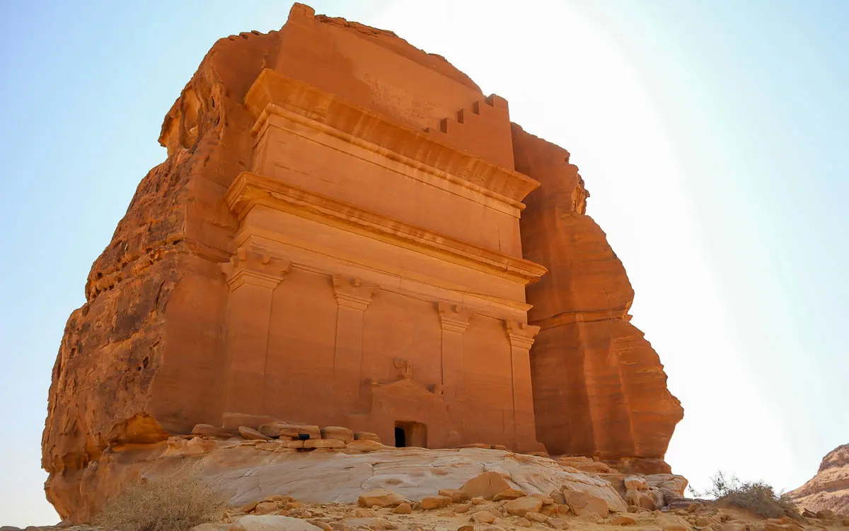 hegra nabataean tombs alula saudi arabia