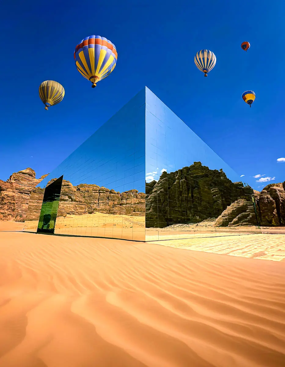maraya mirror concert hall alula saudi arabia