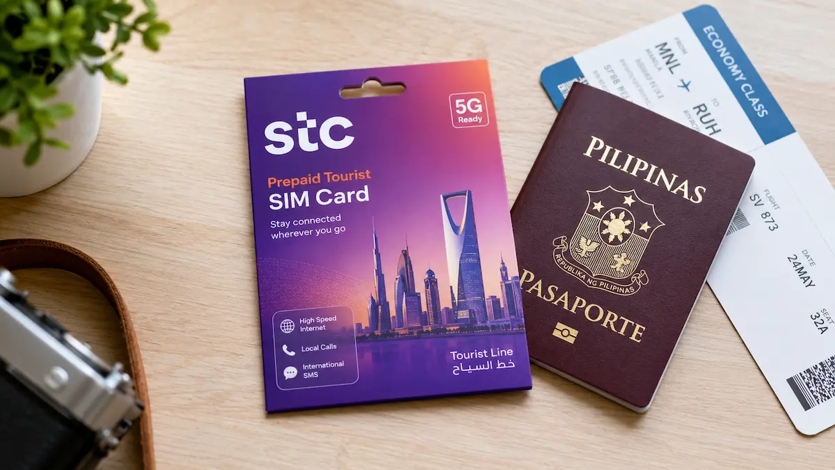 STC physical SIM card prepack for tourists